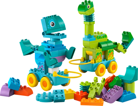 Lego 10451 Duplo 3 w 1 Dinozaury na kółkach