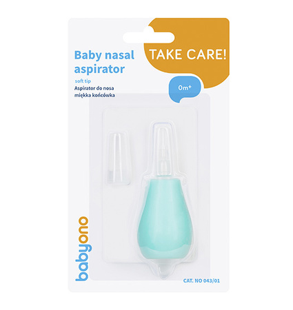 Babyono Aspirator do nosa miętowy