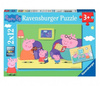 Puzzle Świnka Peppa 2x12 Elementów Ravensburger