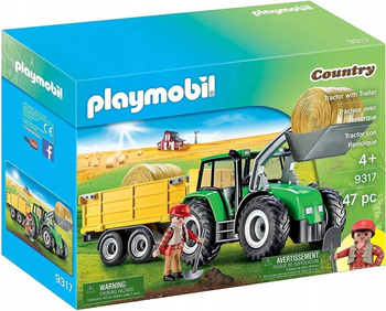 Playmobil 9317 Country Traktor z przyczepą