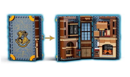 Chwile z Hogwartu, zajęcia z zaklęć i uroków Lego 76385