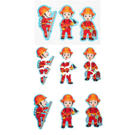 Smily Play Układanka magnetyczna Straż