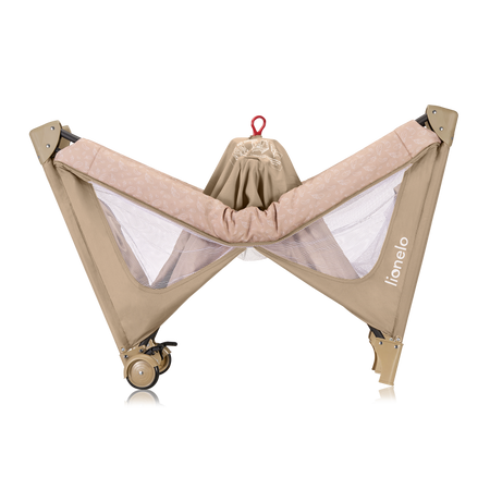 Lionelo Łóżeczko turystyczne Jasmin Easy Fold Beige Sand
