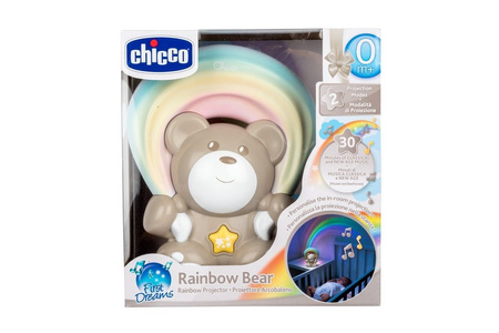 Miś z projektorem Rainbow Azzurro Chicco