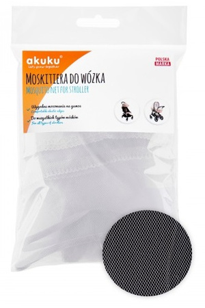 Akuku Moskitiera uniwersalna na wózek, biała A0445