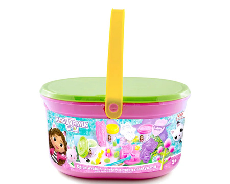 Koci Domek Gabi Ogród Wróżkici, zestaw z masą plastyczną