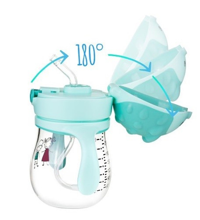 Akuku Bidon ze słomką z odważnikiem A0033