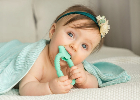 Gili Gums Gryzak Sensoryczny Kwiatek mięta