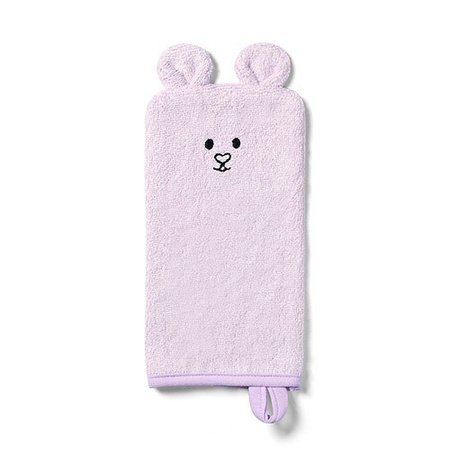 Babyono Myjka do kąpieli bambusowa dla dzieci i niemowląt NATURAL BAMBOO