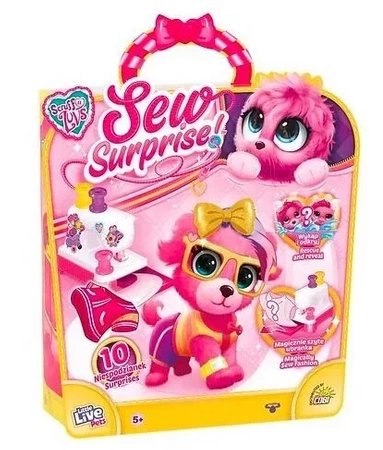 Cobi Little Live Pets Sew Surprise maszyna do szycia + pluszak