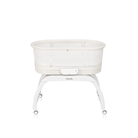 Lionelo Coral - łóżeczko, kołyska z funkcją wagi White
