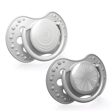 LOVI Smoczek silikonowy dynamiczny 18 m+ 2 szt. Harmony Boy