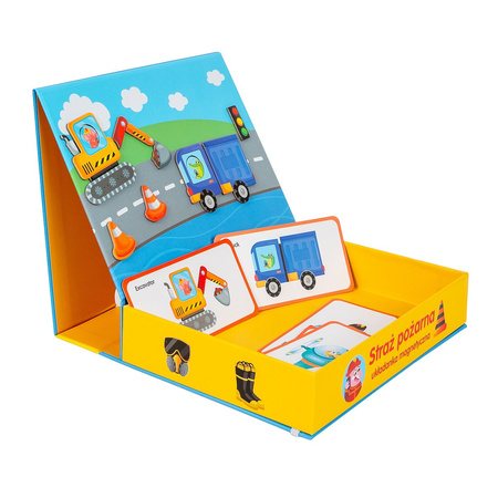 Smily Play Układanka magnetyczna Pojazdy