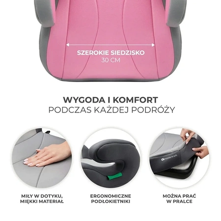 Kinderkraft Podstawka samochodowa I-BOOST I-Size Pink
