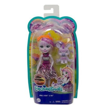Enchantimals Lalka Zadie Zebra i Ref
