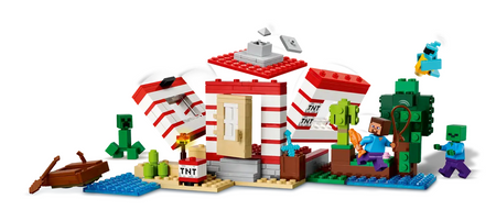 Lego 21275 Minecraft Dom TNT w dżungli
