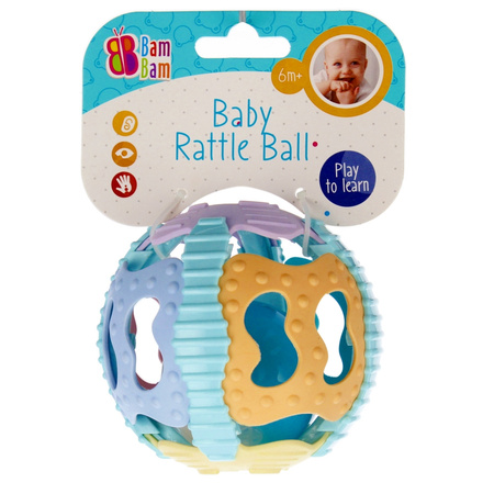 Bam Bam Gumowa kula z dźwiękiem pastel