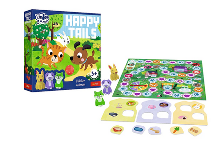 Trefl Gra planszowa dla dzieci Happy Tails