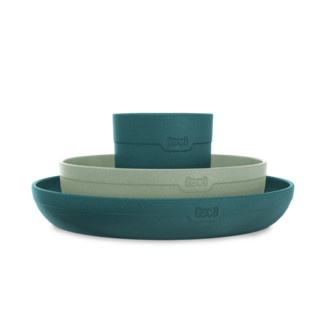 Zestawy naczyń z kubkiem Pistachio LOVI