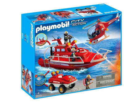 Zestaw straż pożarna z motorem podwodnym Playmobil 9503