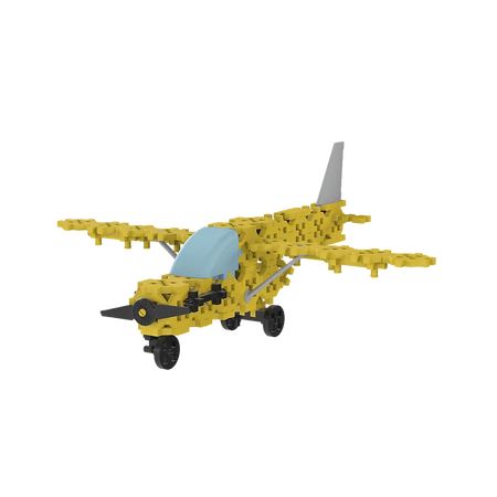 Zestaw klocków Connect 2w1 Awionetka, Jeep