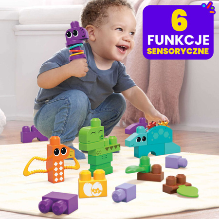 Mega Bloks Fisher-Price Aktywizujące dinozaury 24 el.