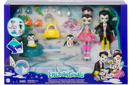 Mattel Enchantimals Zimowy Taniec Na Lodzie GJX49