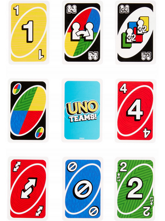 Mattel Gra UNO TEAMS!