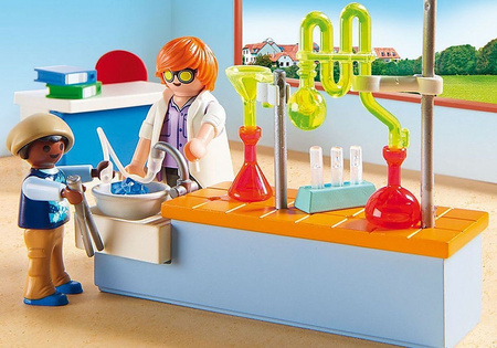 Sala do lekcji chemii Playmobil 9456