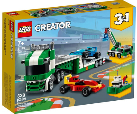 Laweta z wyścigówkami Lego Creator 31113