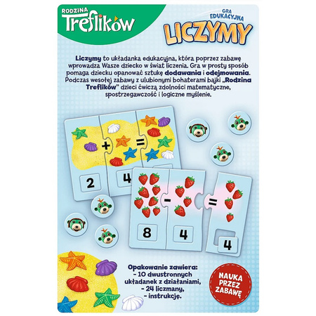 Trefl Gra edukacyjna Liczymy - Rodzina Treflików