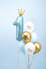 Balony 30cm, One, Pastel Light Blue (1 op. / 6 szt.)