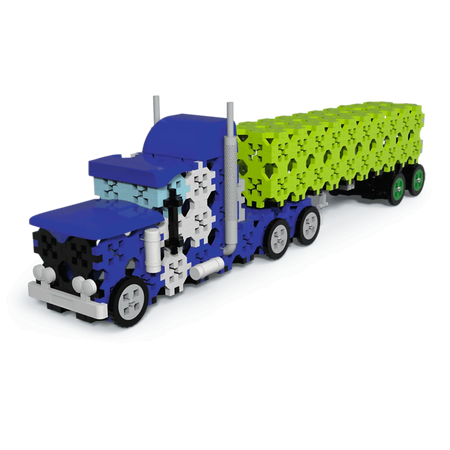 Zestaw klocków Connect 3w1: Ciężarówka / Plac budowy