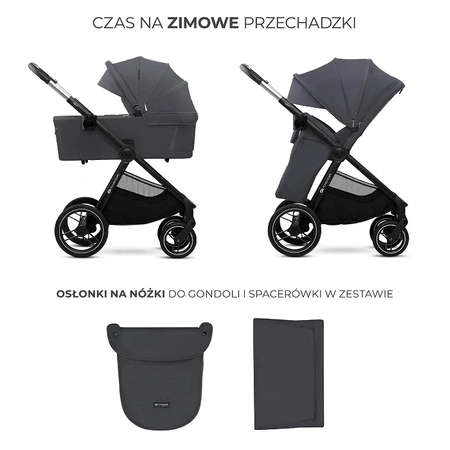 Kinderkraft Wózek dziecięcy NEA 2 Deep Grey