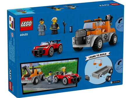Lego 60435 City Samochód pomocy drogowej i naprawa sportowego auta