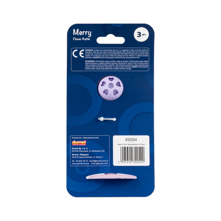 GiliGums Grzechotka Radosny Kwiatek fioletowy GG30054