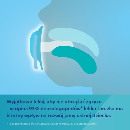 Canpol Babies Smoczek silikonowy Light touch 18 m+ symetryczny świecący w ciemności Sleepy Koala 2 szt. Niebieski