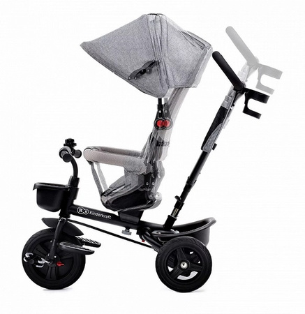 Kinderkraft Aveo rowerek trójkołowy, szary