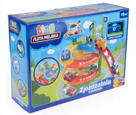 Dumel Flota Miejska Tiny Zjeżdżalnia z autkiem