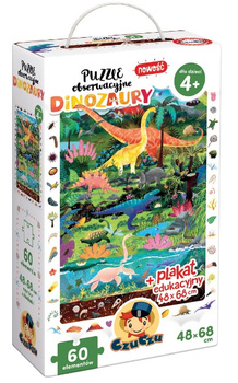 CzuCzu - Puzzle obserwacyjne. Dinozaury