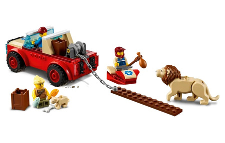 Terenówka ratowników dzikich zwierząt Lego City 60301