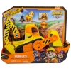 Spin Master Psi Patrol - Buldożer budowlany Rubble i jego Ekipa ze światłem i dźwiękiem