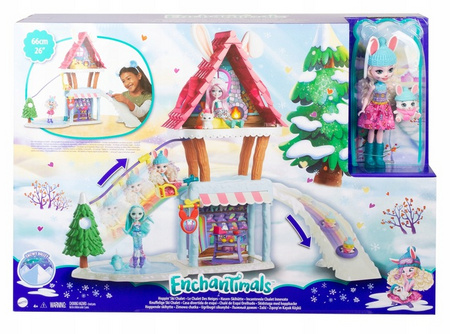 Enchantimals zestaw Zimowa chatka GJX50