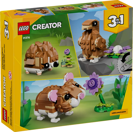Lego 31376 Creator 3w1 Uroczy chomik z kwiatkiem