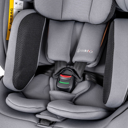 Fotelik samochodowy Coletto Izzy I-SIZE 40-150 cm Grey