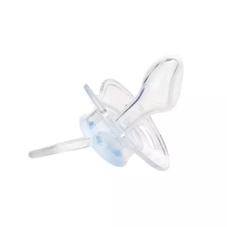 Smoczek 18m+ uspokajający silikon anatomiczny NEWBORN BABY niebieski Canpol babies
