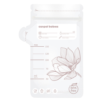 Torebki do przechowywania pokarmu 20 szt. 150 ml, Canpol babies