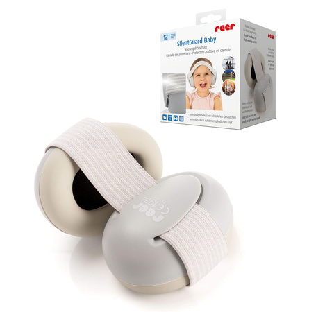 REER Słuchawki ochronne SilentGuard pastelowy szary od 12 m