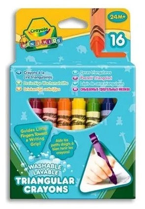 Kredki świecowe trójkątne 16 szt. Crayola