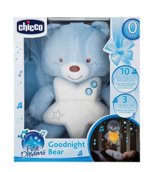 Miś na dobranoc First Dreams, Chicco niebieski